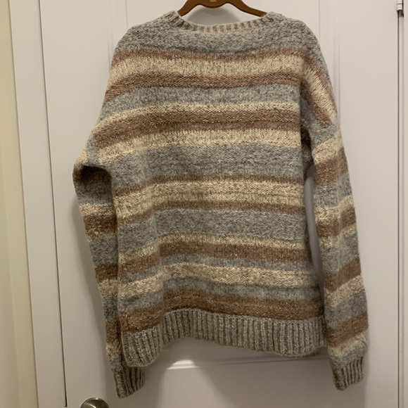 Vintage knitted wool sweater L - Picture 3 of 3